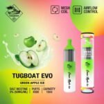 Tugboat Evo - Green Apple Ice 4500 Puffs 50mg