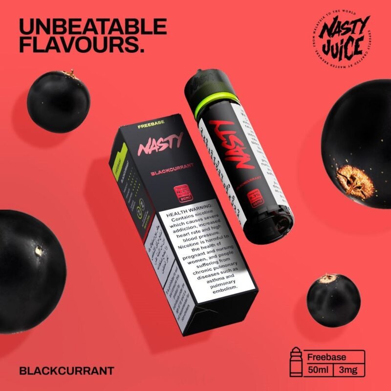 Nasty BLACKCURRANT 3mg 50ml