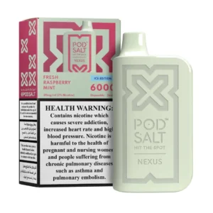 Podsalt Nexus Fresh Raspberry Mint 6000 puffs 2%
