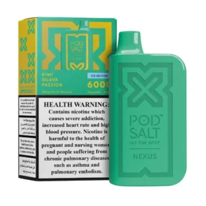 Podsalt Nexus Kiwi Guava Passion 6000 puffs 2%