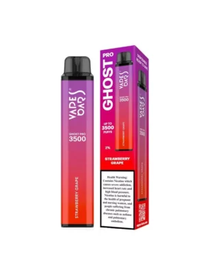 Vapes Bars Ghost PRO Strawberry Grape 3500 Puffs 20mg