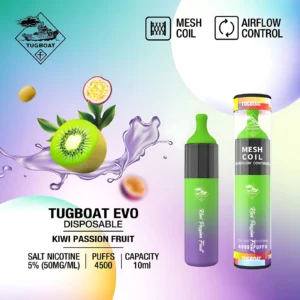 Tugboat Evo - Kiwi Passion Fruit 4500 Puffs 50mg