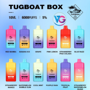 Tugboat Box Rainbow Candy 6000 puffs 50mg