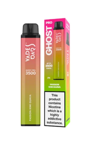 Vapes Bars Ghost PRO Passion Kiwi Guava 3500 Puffs 20mg