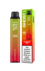 Vapes Bars Ghost PRO Strawberry Kiwi 3500 Puffs 20mg