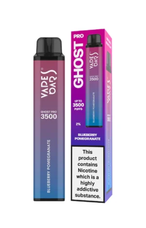 Vapes Bars Ghost PRO Blueberry Pomegranate 3500 Puffs 20mg
