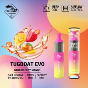 Tugboat Evo - Strawberry Mango 4500 Puffs 50mg