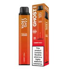 Vapes Bars Ghost PRO Cherry Cola ICE 3500 Puffs 20mg