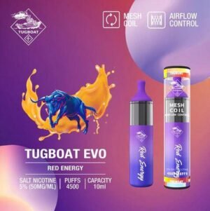 Tugboat Evo - Red Energy 4500 Puffs 50mg
