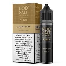 Pod Salt Subo Cuban Creme 3mg/ml-50ml