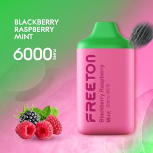 FREETON STARRY Blackberry Raspberry Mint 6000 Puffs 50mg