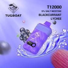 Tugboat T12000 50mg Blackcurrant Lychee