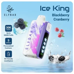 ELF BAR Ice King blackberry cranberry 30k Puffs 50mg