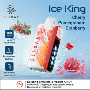 ELF BAR Ice King cherry pomegranate cranberry 30k Puffs 50mg