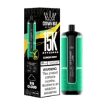 Al Fakher Crown Bar Hypermax 15000 puffs Lemon mint 6mg