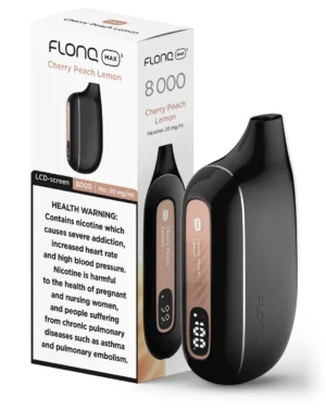 Flonq Max S 8000 Puffs Cherry Peach Lemon 20mg