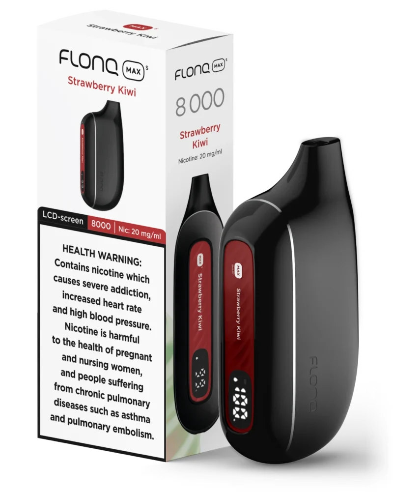 Flonq Max S 8000 Puffs Strawberry Kiwi 20mg