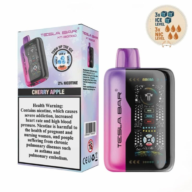 Tesla Bar XT Cherry Apple 30k Puffs 20mg