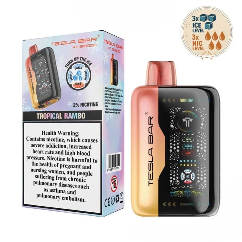 Tesla Bar XT Tropical Rambo 30k Puffs 20mg