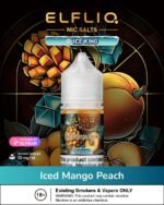 ELFLIQ NIC SALTS Iced Mango Peach BY ELFBAR 30mg 30ml