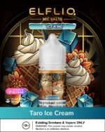 ELFLIQ NIC SALTS Taro Ice Cream BY ELFBAR 30mg 30ml
