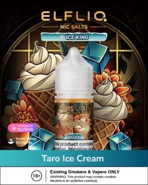 ELFLIQ NIC SALTS Taro Ice Cream BY ELFBAR 30mg 30ml