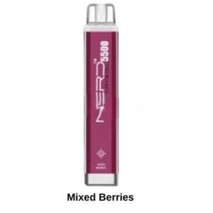 NERD Crystal Disposable Mixed Berries 20mg 5500 puffs
