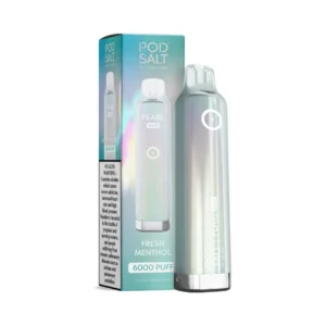 Pod Salt Pearl Bar Fresh Menthol 20mg/ml-6000 Puffs Disposable Vape