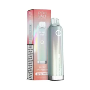 Pod Salt Pearl Bar Fresh Raspberry 20mg/ml-6000 Puffs Disposable Vape